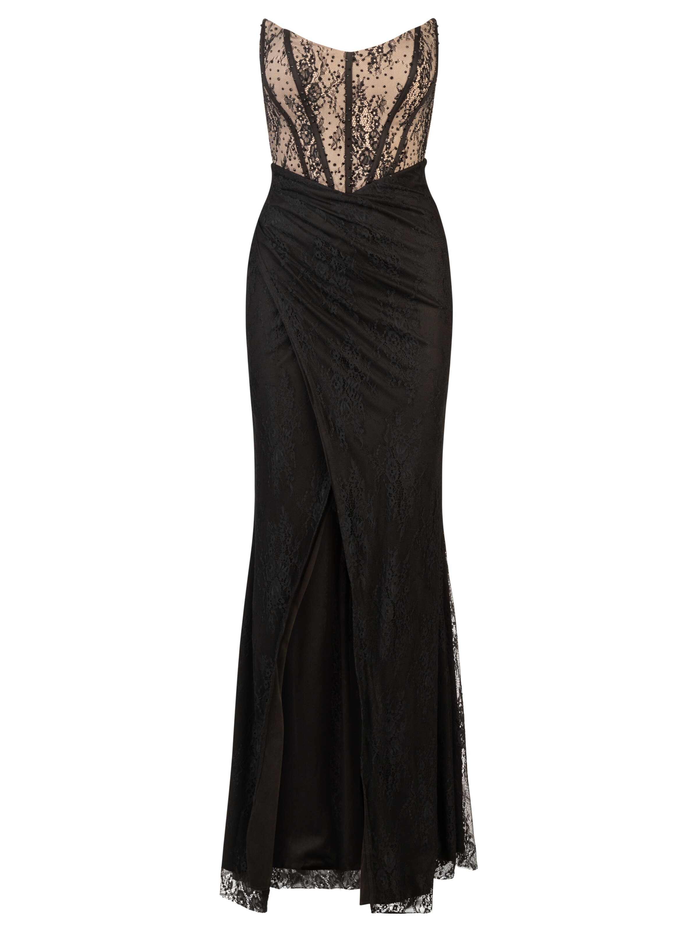 Kraimod Βραδινό φόρεμα σε μαύρο: μπροστά