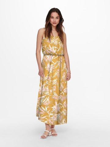 ONLY Καλοκαιρινό φόρεμα 'NOVA' σε κίτρινο: μπροστά