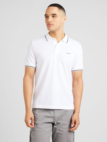 GANT - Camiseta 'Rugger' en blanco: frente