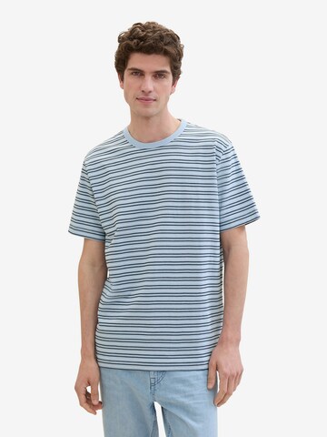 T-Shirt TOM TAILOR en bleu : devant