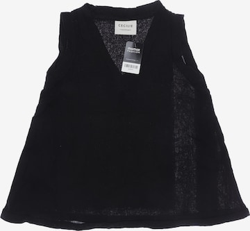 Cecilie Copenhagen Top XS in Schwarz: Vorderseite