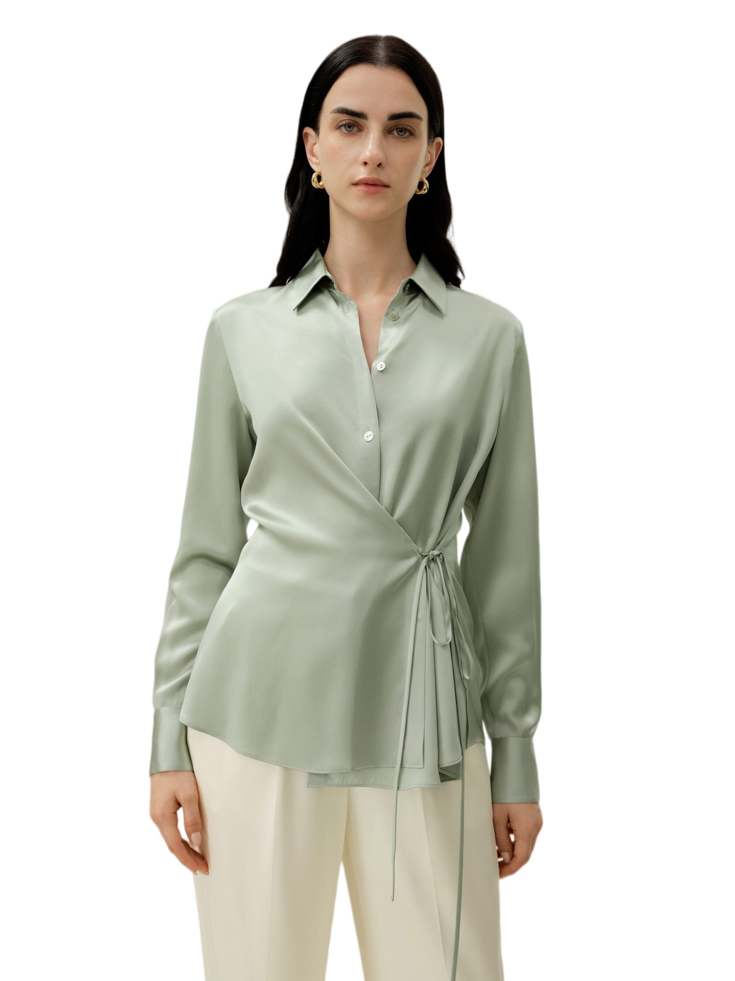Lilysilk Bluse‌‌‌‌‌‌‌‌‌‌ in Grün: Vorderseite