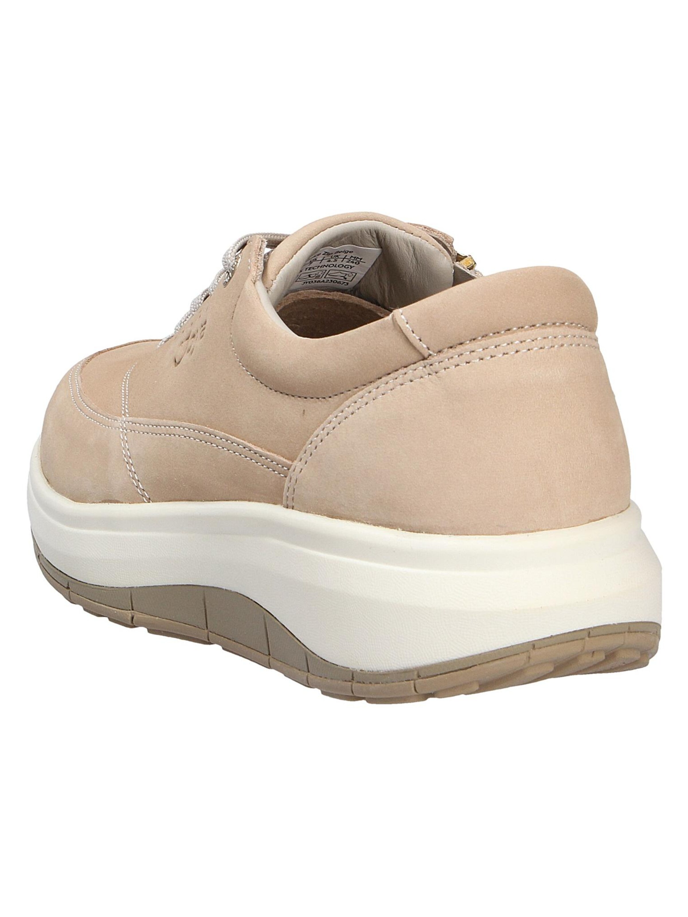 Joya Lace-Up Shoes 'VENICE ZIP BEIGE' in Beige