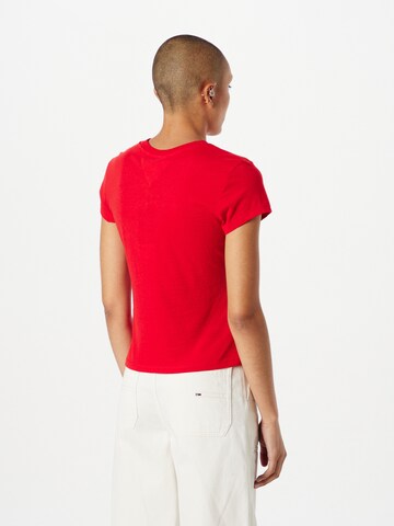 Tommy Jeans T-Shirt in Rot