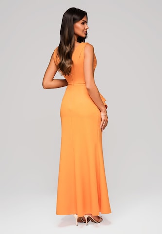 Ombre Evening dress in Orange