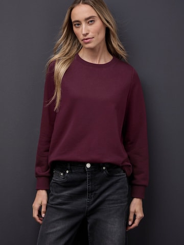 STREET ONE Sweatshirt in Lila