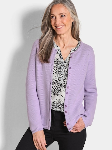 Goldner Gebreid vest in Lila: voorkant