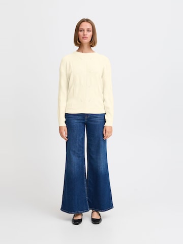 Pull-over ' Boston ' ICHI en blanc