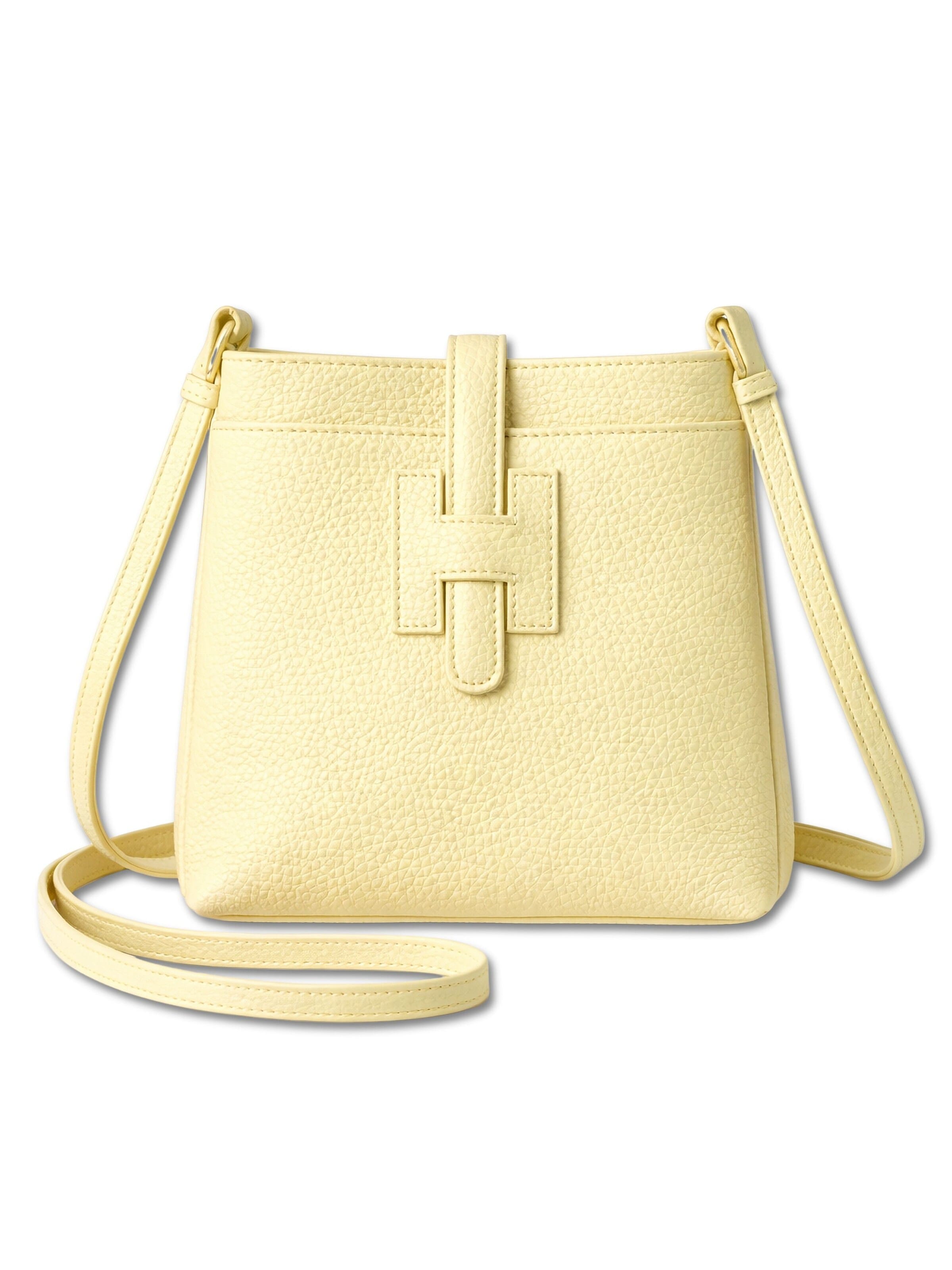 COLLEZIONE ALESSANDRO Crossbody Bag 'Holunder' in Yellow: front