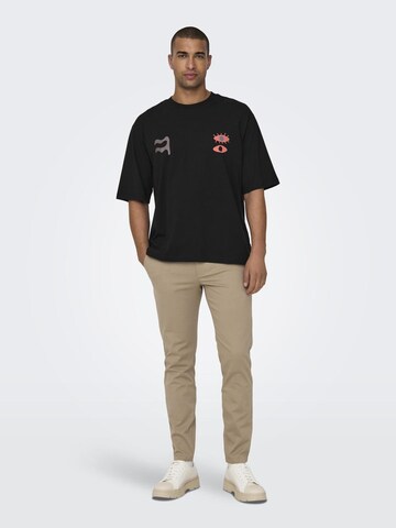 Only & Sons - Camiseta 'LENNY' en negro