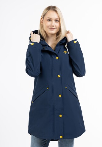 Schmuddelwedda - Chaqueta funcional en azul: frente