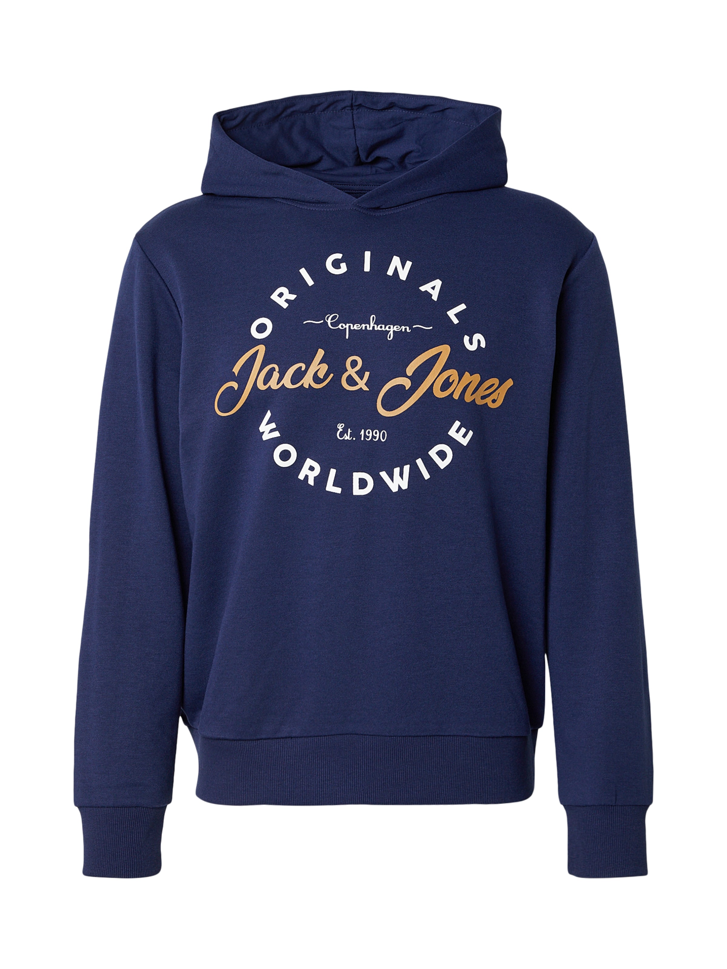JACK & JONES Sweatshirt 'JWHMILO' in Blue: front