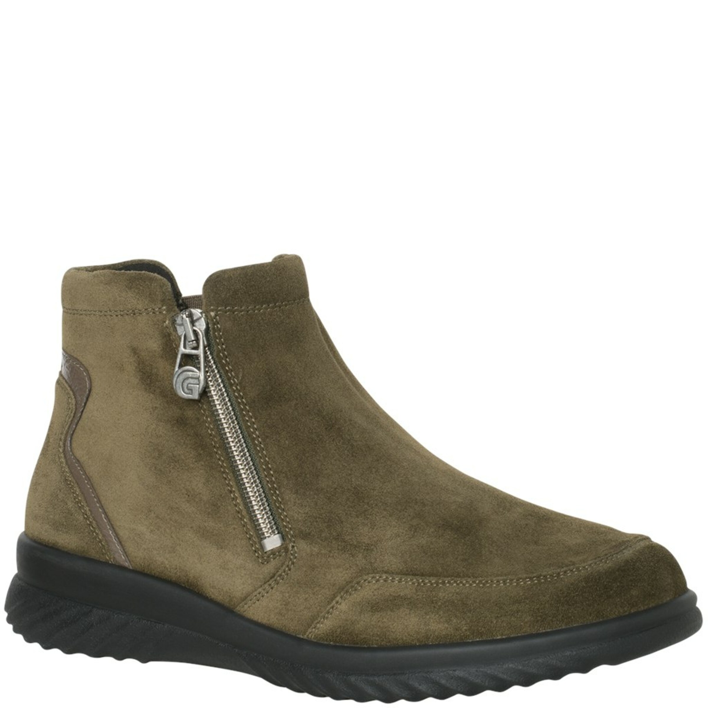 SEMLER Stiefelette in Grün: Vorderseite