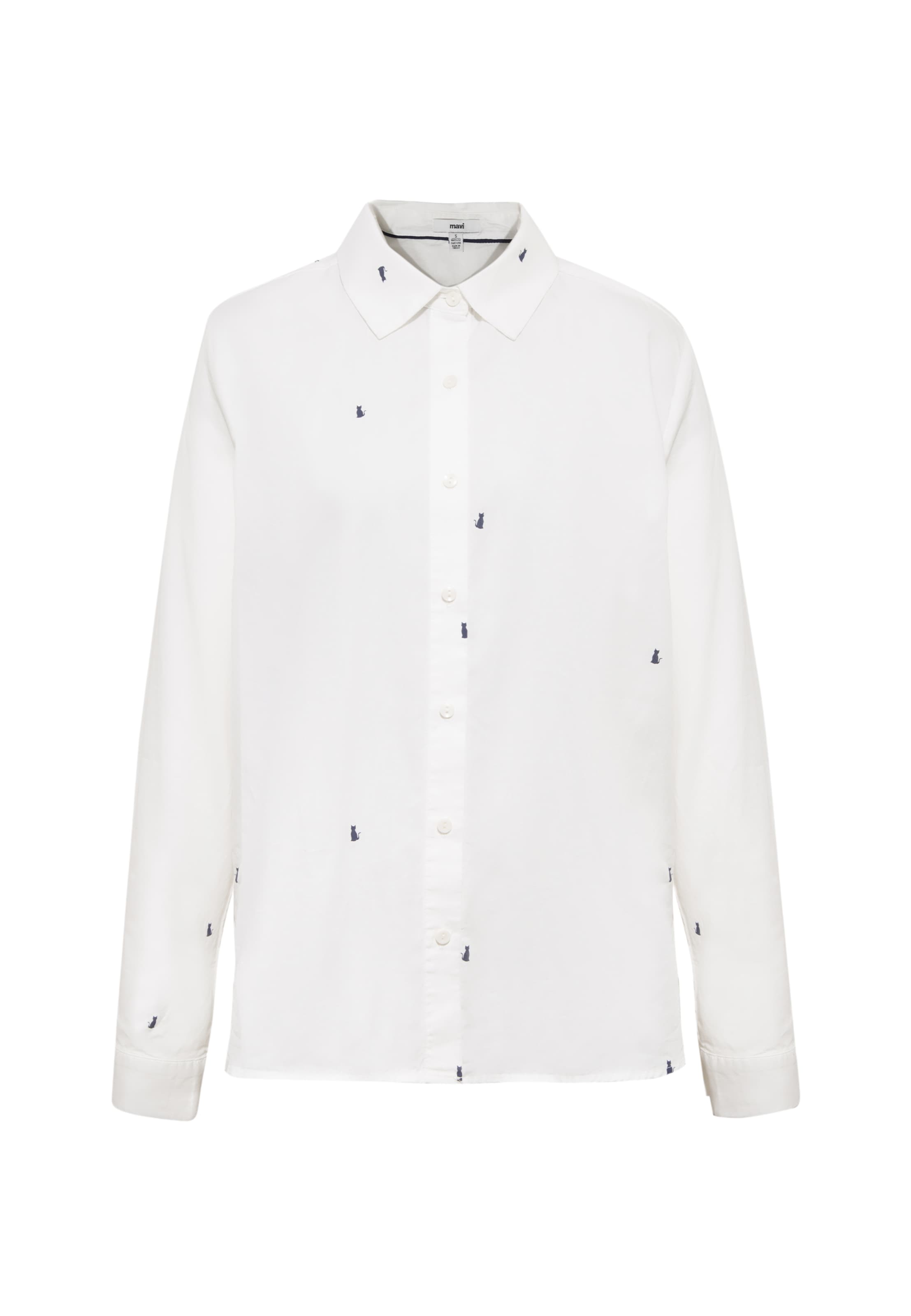 Mavi Blouse in White: front