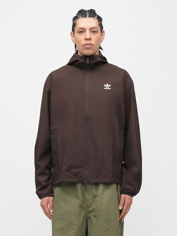 ADIDAS ORIGINALS Jacke 'ESSENTIALS' in Braun: Vorderseite