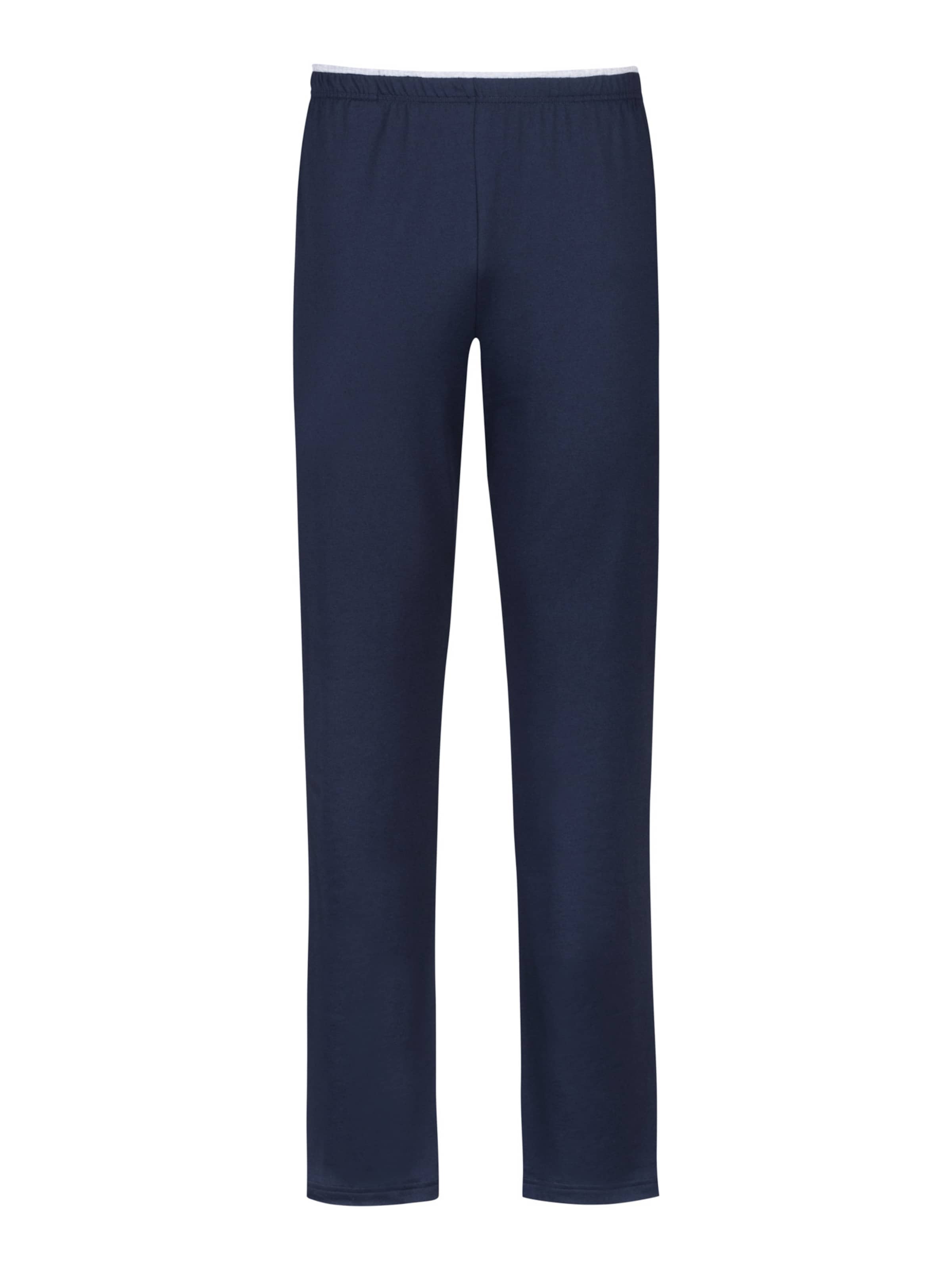 Mey Pyjamabroek 'Dry Cotton Colour' in Blauw: voorkant
