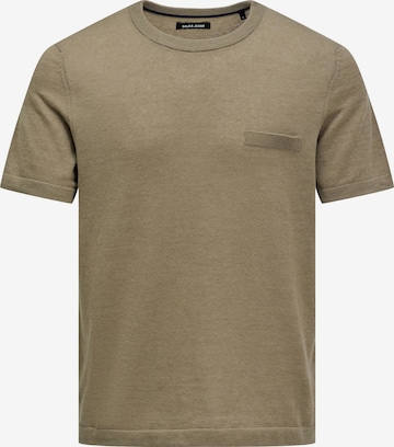 T-Shirt Salsa Jeans en beige : devant