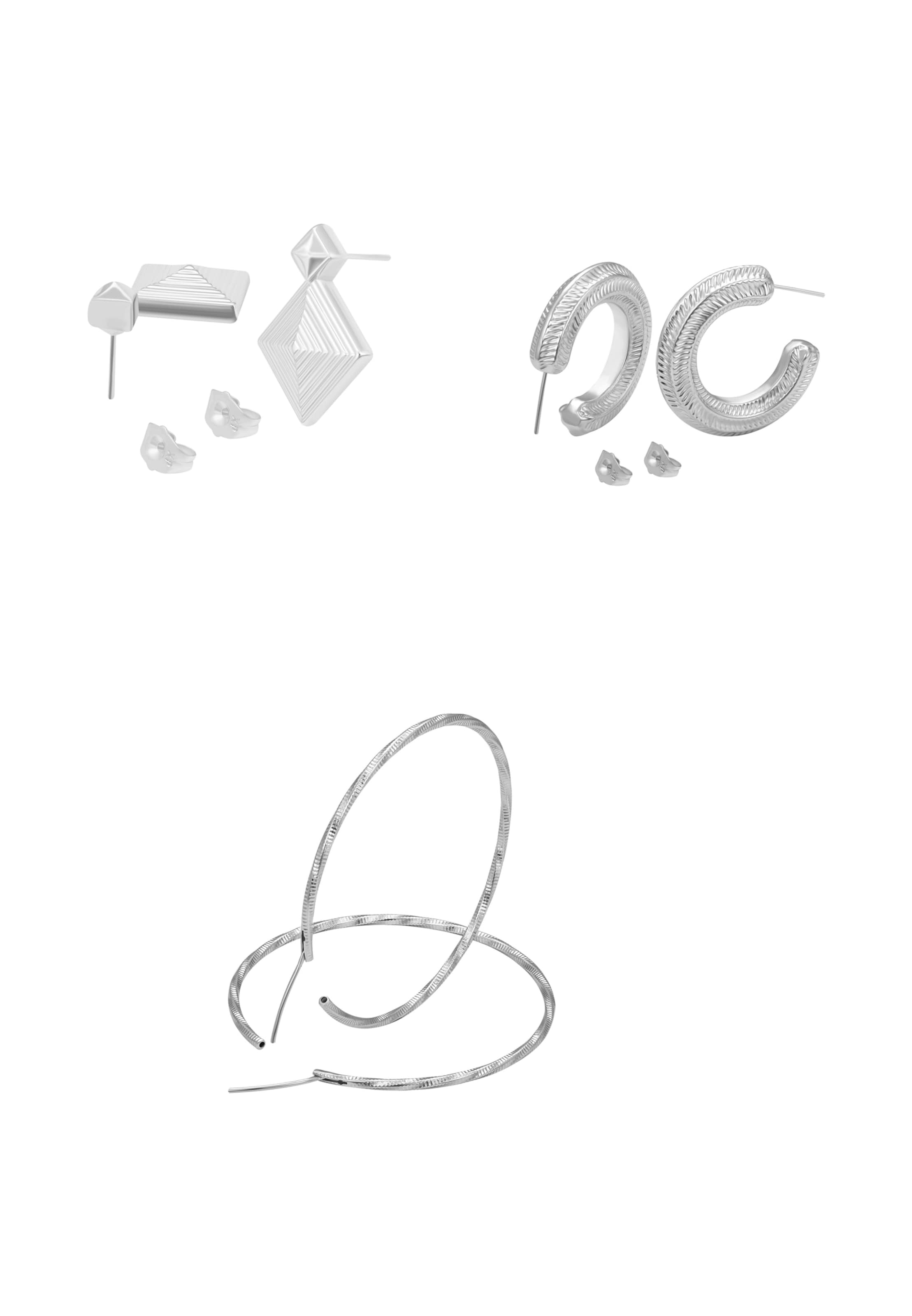 faina - Conjuntos de bijuteria em prata