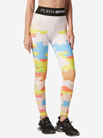 Plein Sport Sportbroek in Beige: voorkant