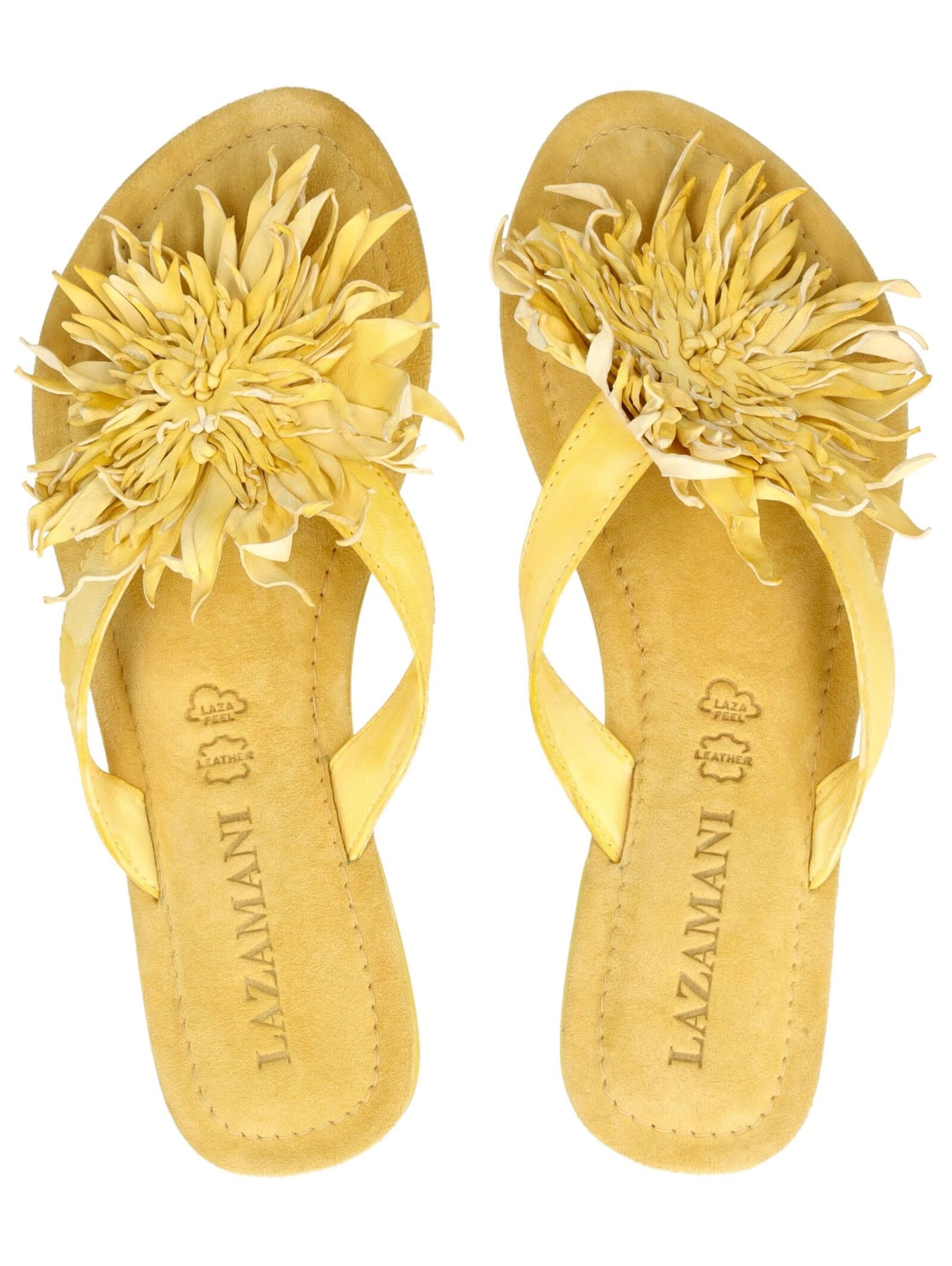 LAZAMANI Mules in Yellow