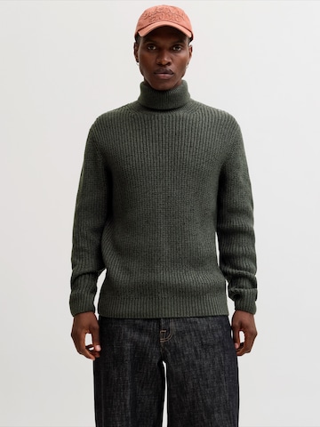 JACK & JONES Свитер 'JORBLEECKER' в Зеленый: спереди