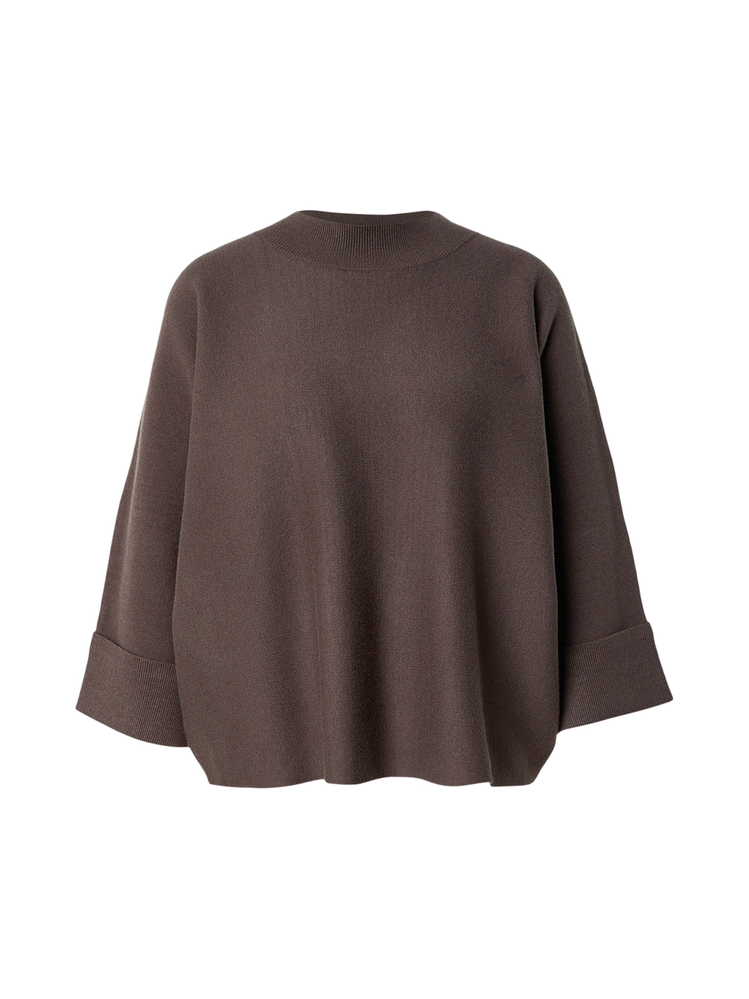 COMMA Pull-over en chocolat, Vue avec produit