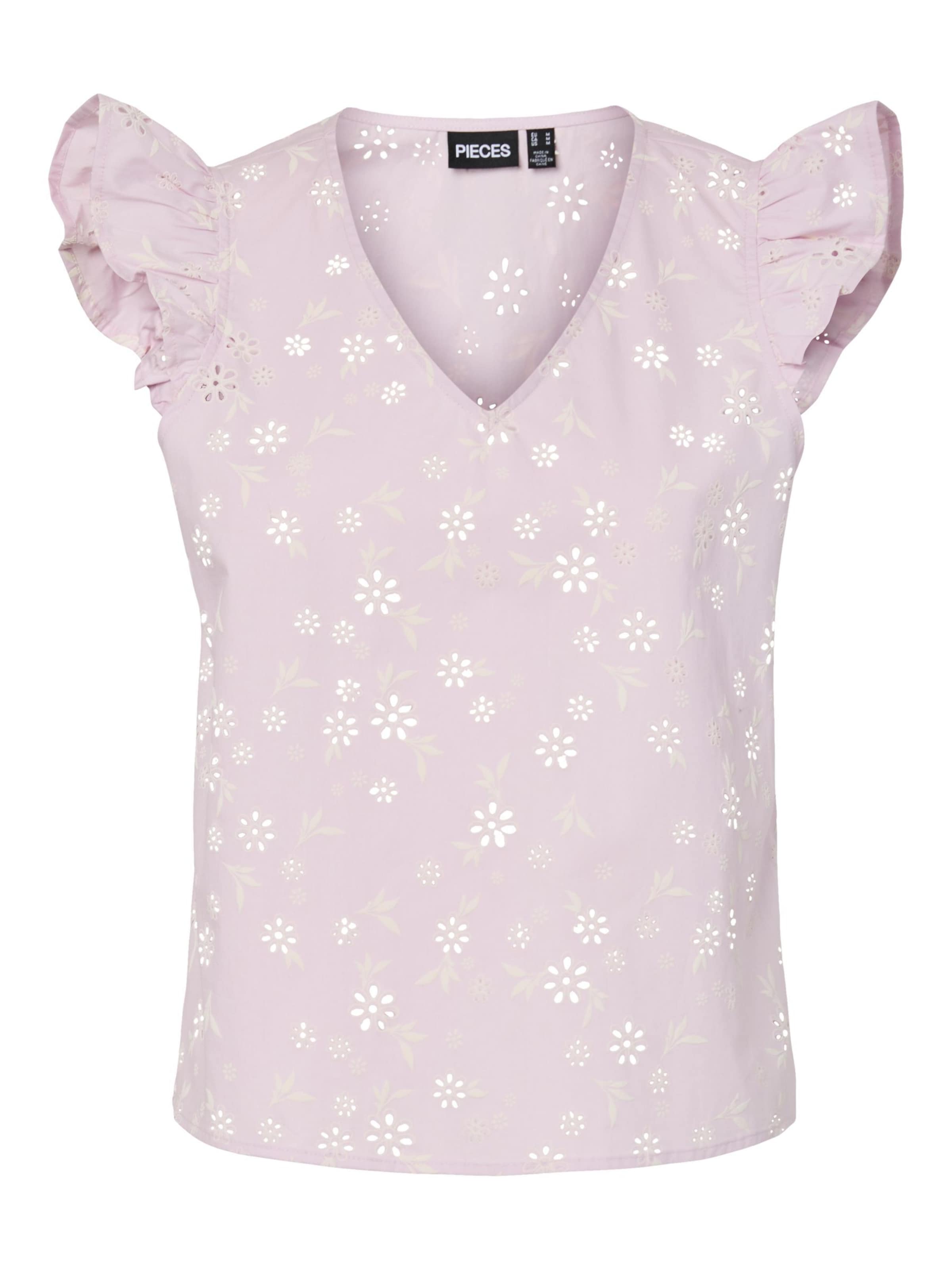 PIECES Bluse 'PCBanna' i pink: forside