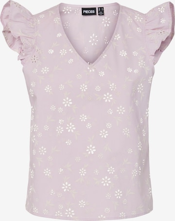PIECES Bluse 'PCBanna' i pink: forside