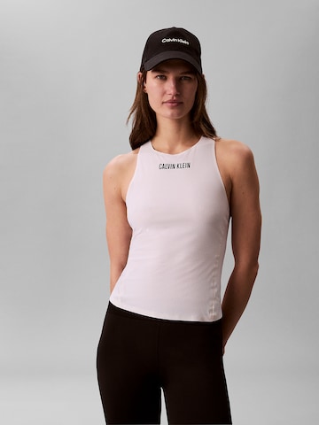 Calvin Klein Sporttop in Weiß: Vorderseite