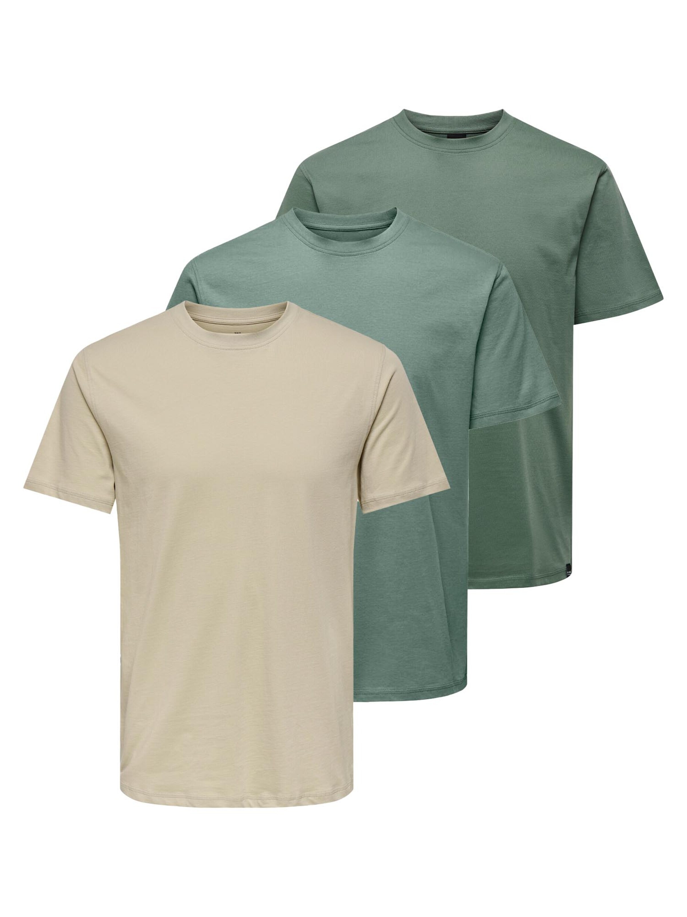Only & Sons Shirt 'MAX' in Beige: front