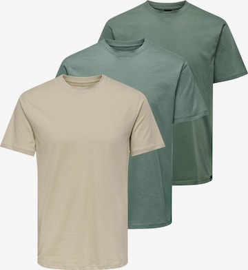 Only & Sons Shirt 'MAX' in Beige: front