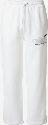 Nike Sportswear Hlače 'CLUB' u siva / crna / bijela, Pregled proizvoda