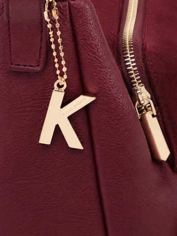 Borsa a mano 'Borsa a mano donna Kassandra con zip - Poliestere 100%' di Kassandra in rosso