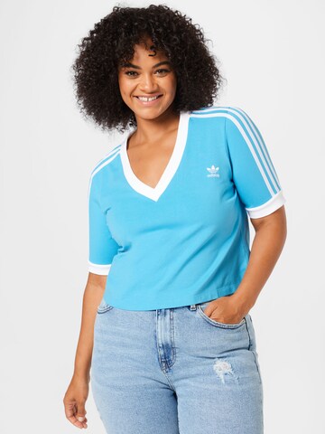 ADIDAS ORIGINALS Shirt in Blue: front