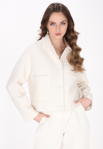 DreiMaster Klassik Between-season jacket in White: front