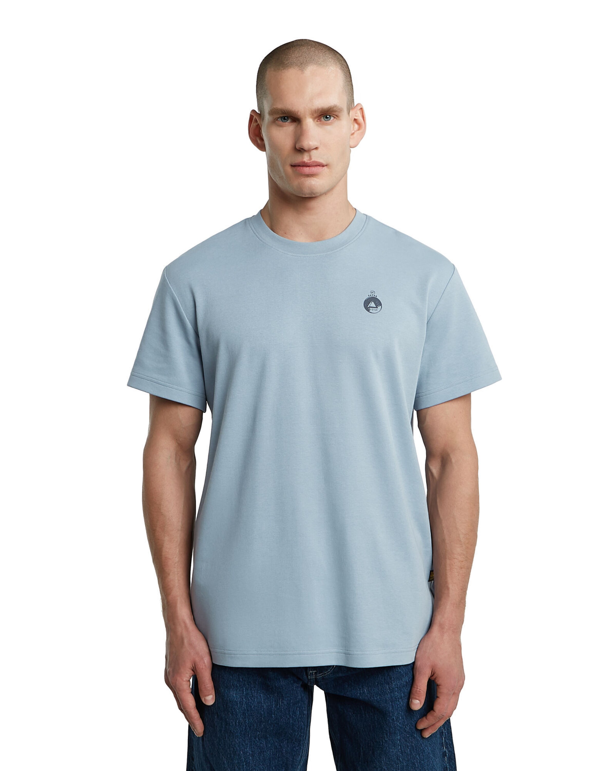 G-STAR Shirt in Blauw: voorkant