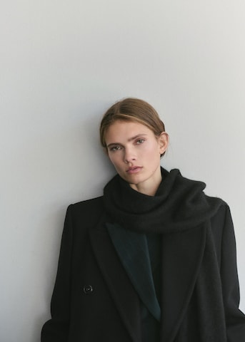 MANGO Between-Seasons Coat 'Yvse' in Black