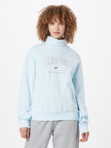 Reebok Sweatshirt in Blue: front