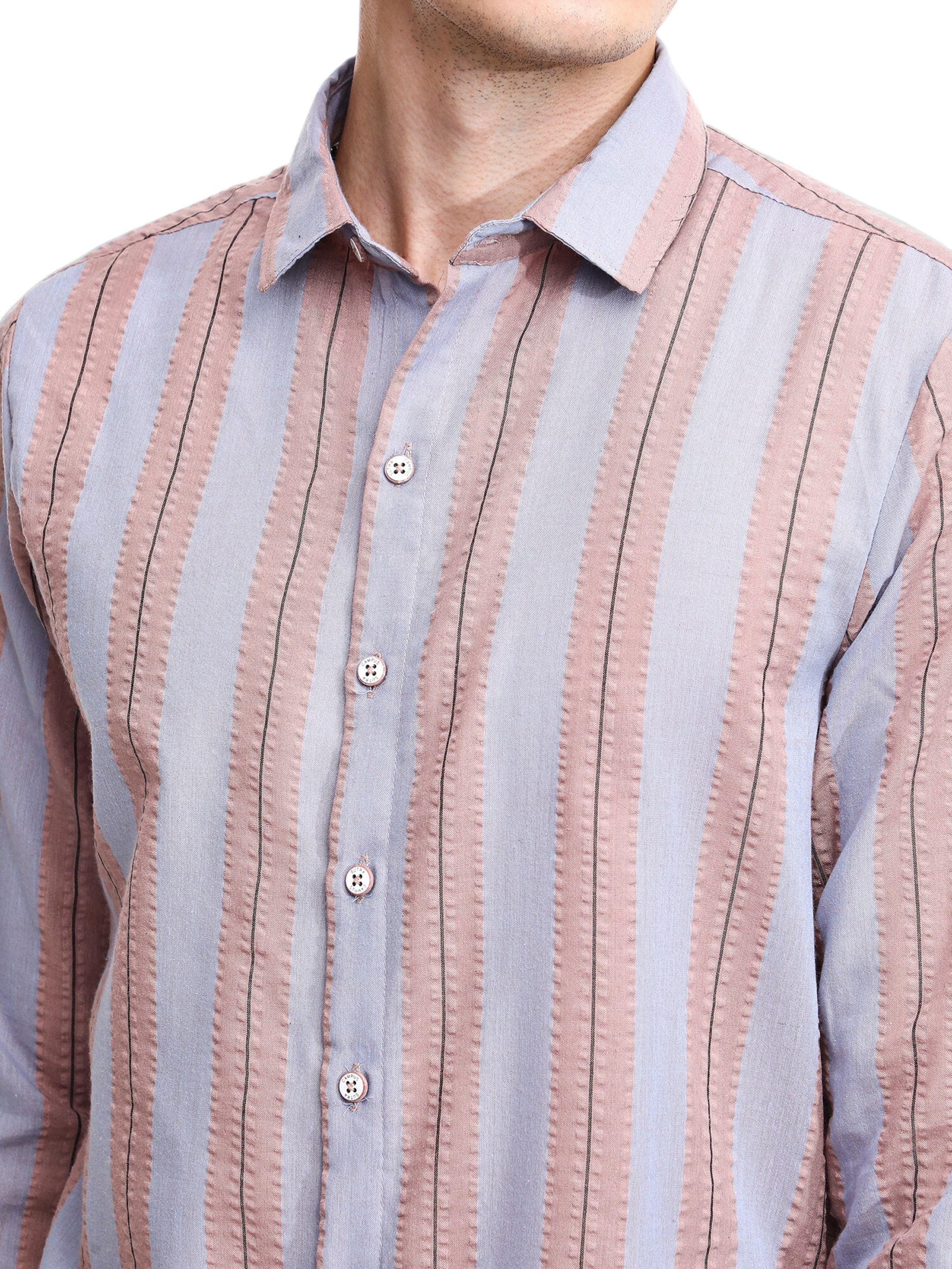 Campus Sutra Regular fit Button Up Shirt 'Tiphanie' in Blue