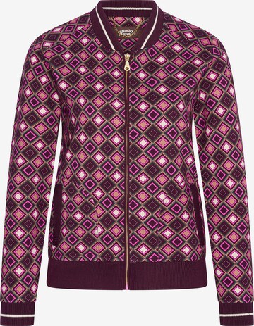 Veste mi-saison 'Paradise's Love' 4funkyflavours en violet : devant