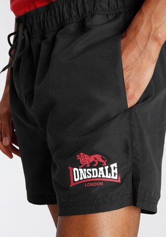 LONSDALE Regular Pants in Black