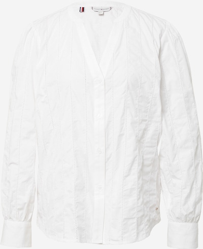 TOMMY HILFIGER Bluse i hvit, Produktvisning
