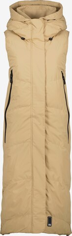 Alife and Kickin Vest 'JuneAK' in Beige: front