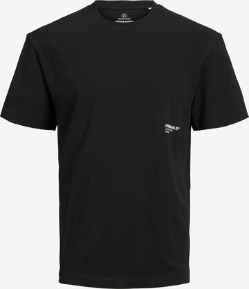 Jack & Jones Junior - Camiseta 'Clean' en negro: frente
