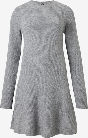 PIECES Kootud kleit 'PCRYDIA', värv hall: eest vaates