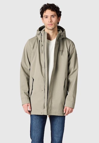 RagwearPrijelazni kaput 'Mr Smithem Twill' - zelena boja: prednji dio