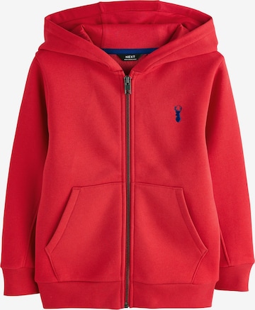 Next - Sudadera con cremallera en rojo: frente