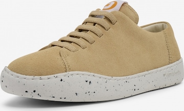 CAMPER Låg sneaker ' Peu Touring ' i beige: framsida