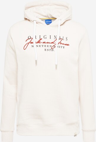 JACK & JONES Sweatshirt 'Willow' in Beige: front