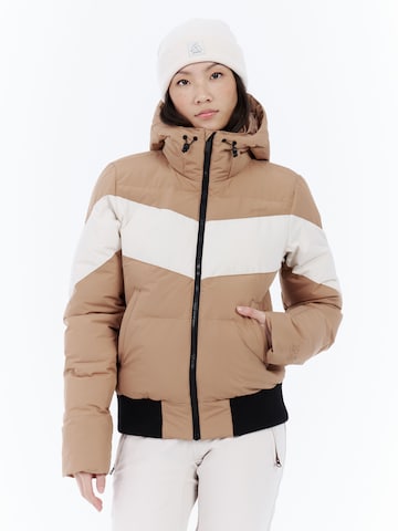 PROTEST Athletic Jacket 'PRTJilly' in Brown